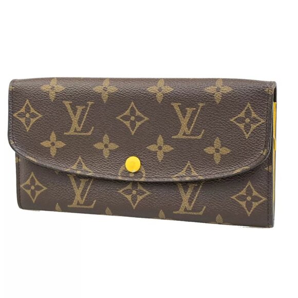 LOUIS VUITTON Portefeuille Emily Long Wallet Monogram Leather BN - Picture 1 of 14